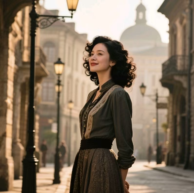 Loved the lady with black curly hair